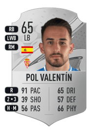 Pol Valentín Rare 65 OVR