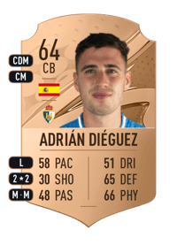 Adrián Diéguez Rare 64 OVR