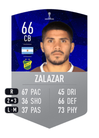 Nicolás Zalazar CONMEBOL SUDAMERICANA 66 OVR