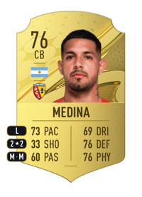 Facundo Medina Rare 76 OVR