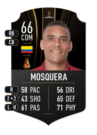 Fabián Mosquera CONMEBOL LIBERTADORES 66 OVR