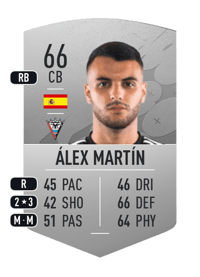 Álex Martín Common 66 OVR