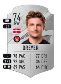 Anders Dreyer Rare 74 OVR