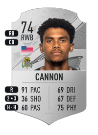 Reggie Cannon Rare 74 OVR