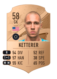 Logan Ketterer Rare 58 OVR