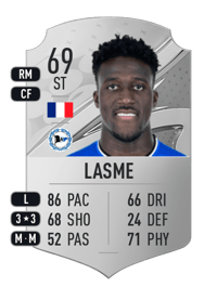 Bryan Lasme Rare 69 OVR