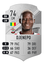 Moussa Djenepo Rare 74 OVR