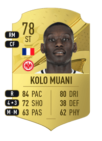 Randal Kolo Muani Rare 78 OVR