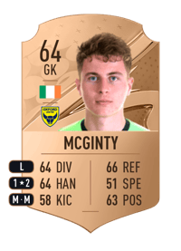 Edward McGinty Rare 64 OVR