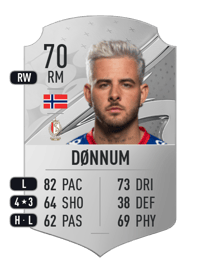 Aron Dønnum Rare 70 OVR
