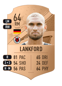Kevin Lankford Rare 64 OVR