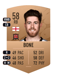 Sam Bone Common 58 OVR