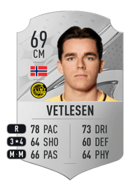 Hugo Vetlesen Rare 69 OVR