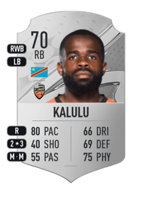 Gédéon Kalulu Rare 70 OVR