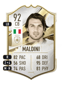 Paolo Maldini Icon 92 OVR