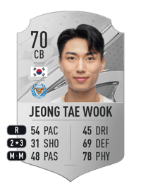 Jeong Tae Wook Rare 70 OVR