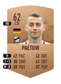 Torge Paetow Common 62 OVR
