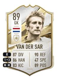 Edwin van der Sar Icon 89 OVR