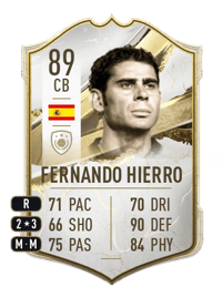 Fernando Hierro Icon 89 OVR
