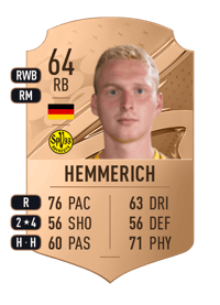 Luke Hemmerich Rare 64 OVR