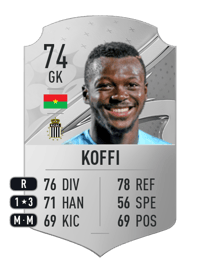 Hervé Koffi Rare 74 OVR