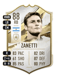 Javier Zanetti Icon 88 OVR