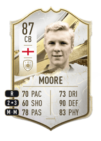 Bobby Moore Icon 87 OVR