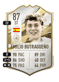 Emilio Butragueño Icon 87 OVR
