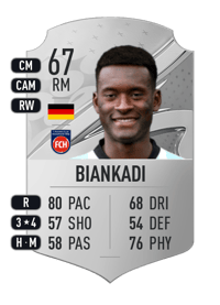 Merveille Biankadi Rare 67 OVR