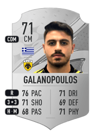 Konstantinos Galanopoulos Rare 71 OVR
