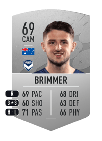 Jake Brimmer Common 69 OVR