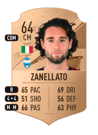 Niccolò Zanellato Rare 64 OVR