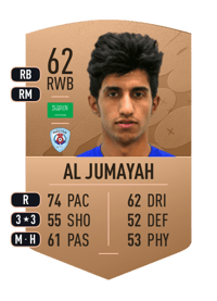 Fahad Al Jumayah Common 62 OVR