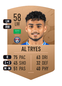 Fawaz Al Tryes Common 58 OVR