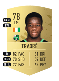 Hamed Junior Traorè Common 78 OVR