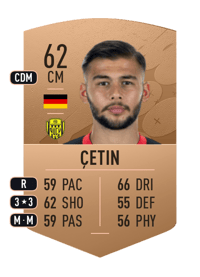 Şahverdi Çetin Common 62 OVR