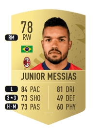 Junior Messias Common 78 OVR