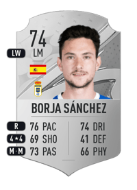 Borja Sánchez Rare 74 OVR