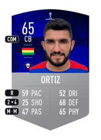 Maximiliano Ortiz CONMEBOL SUDAMERICANA 65 OVR