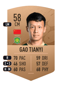 Gao Tianyi Common 58 OVR