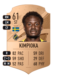 Benjamin Kimpioka Rare 61 OVR