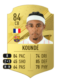 Jules Koundé Rare 84 OVR