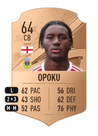 Jerome Opoku Rare 64 OVR