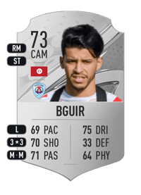 Saad Bguir Rare 73 OVR