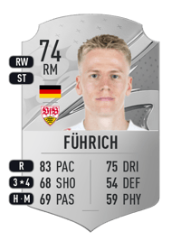 Chris Führich Rare 74 OVR