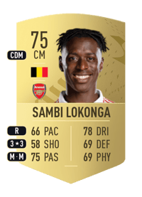 Albert Sambi Lokonga Common 75 OVR