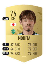 Hidemasa Morita Common 76 OVR