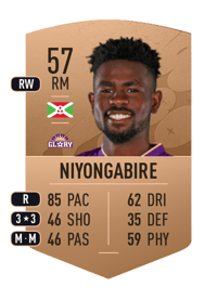 Pacifique Niyongabire Common 57 OVR