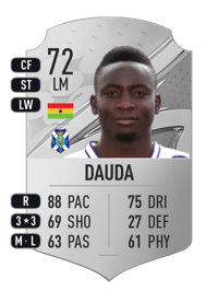 Mohammed Dauda Rare 72 OVR