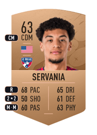 Brandon Servania Common 63 OVR